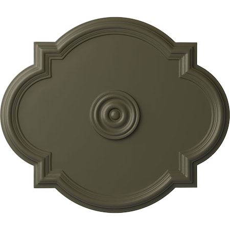 Ekena Millwork Waltz Ceiling Medallion (Fits Canopies up to 5 1/4"), 24"W x 20 1/2"H x 1 1/8"P, Witch Hazel CM24WAWHF